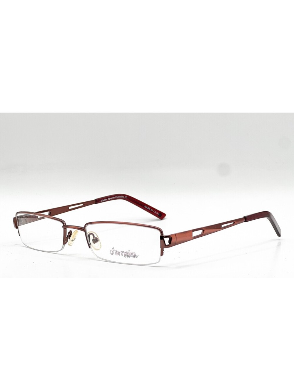 D'Amato Eyewear Du005 Awn Red Authentic Eyeglasses 52-18-140